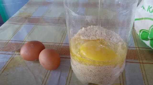 Опарыш из сырого яйца